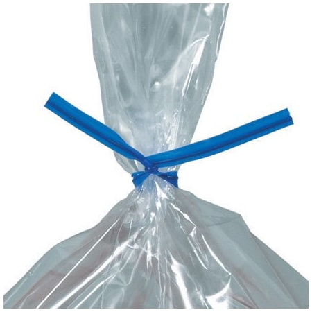 Bsc Preferred 6 x 5/32'' Blue Plastic Twist Ties, 2000PK BUY00026422